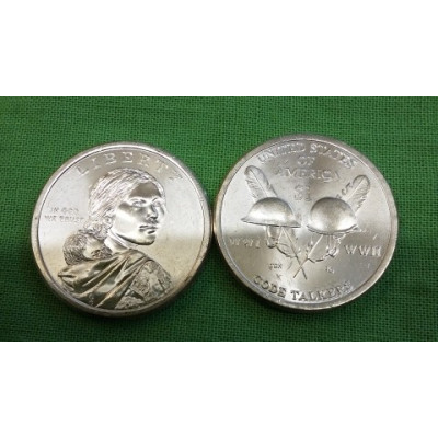 Монета 1 доллар 2016 г. США. "Индианка. Сакагавея".